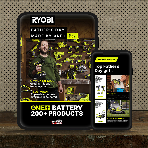 RYOBI Father's Day catalogue